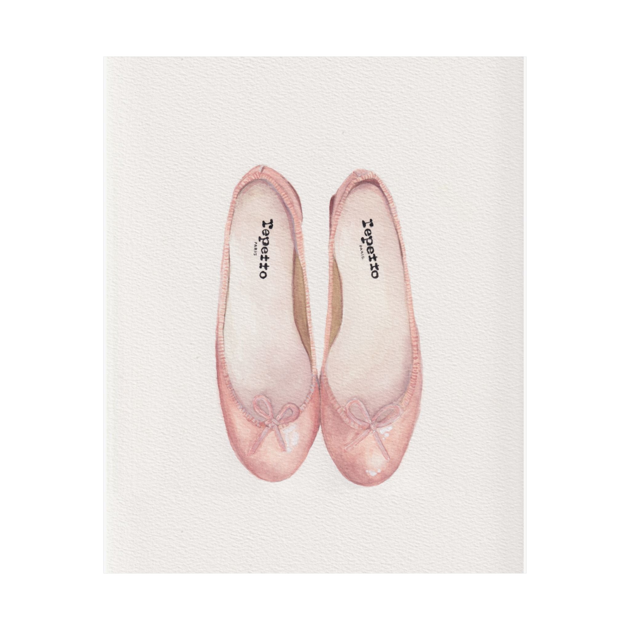 Repetto ballet flats art print