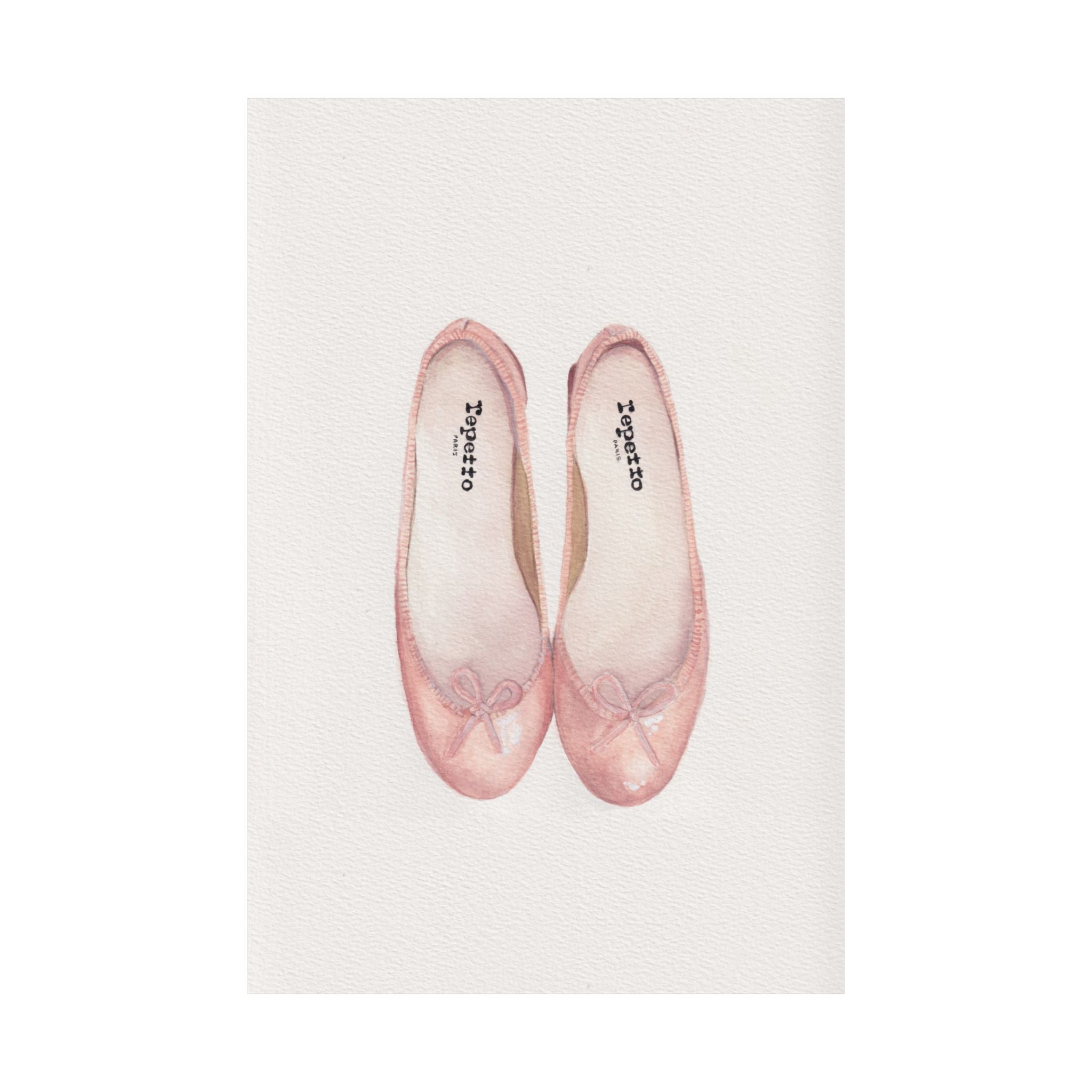 Repetto ballet flats art print