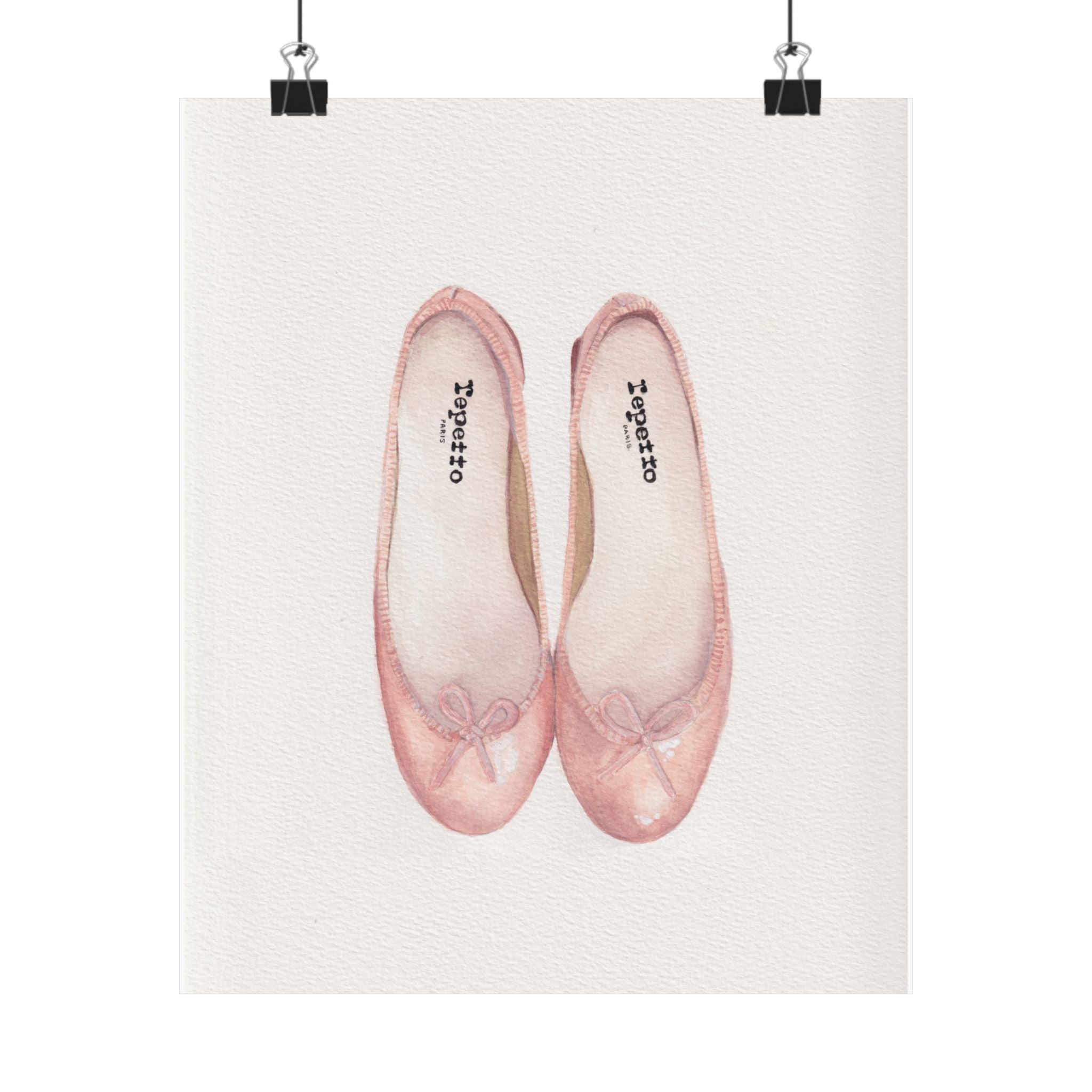 Repetto ballet flats art print