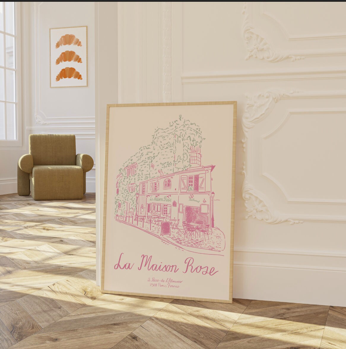 La Maison Rose art print