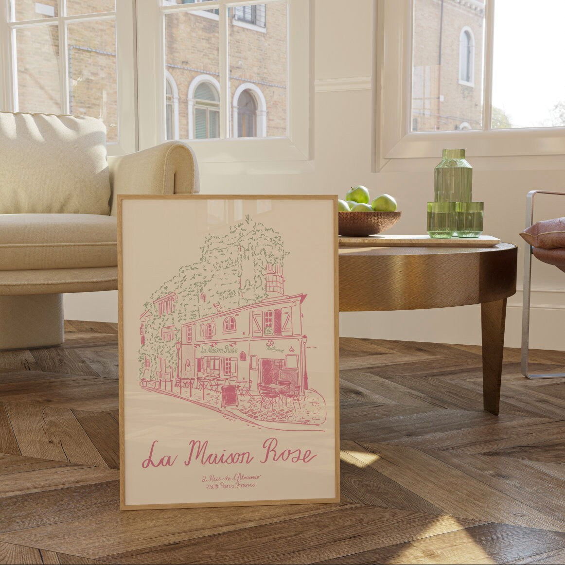 La Maison Rose art print
