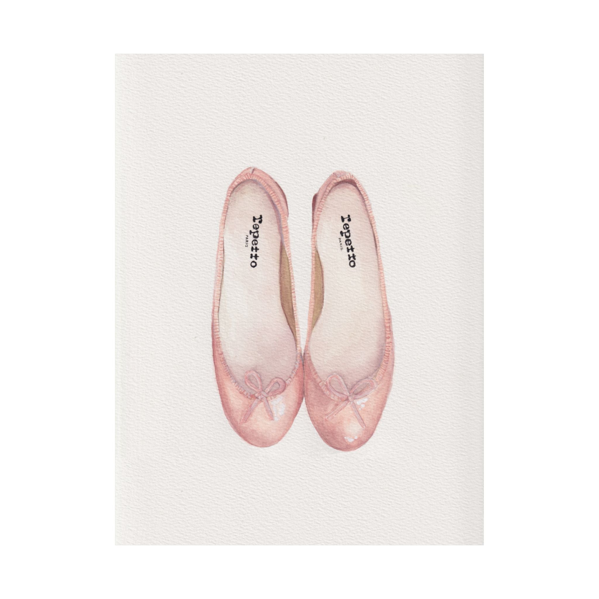 Repetto ballet flats art print