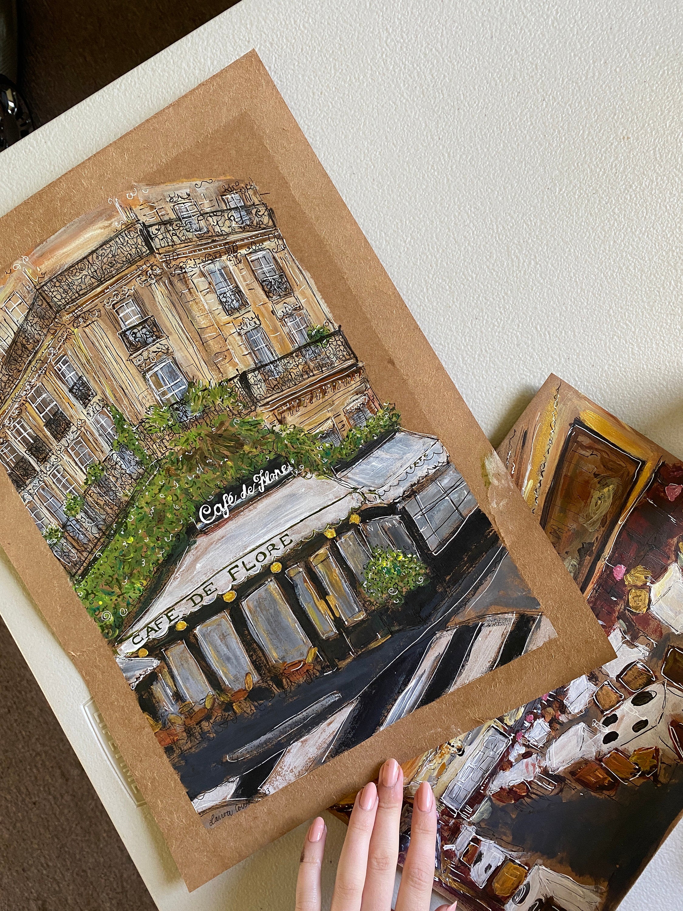 Café de Flore art print