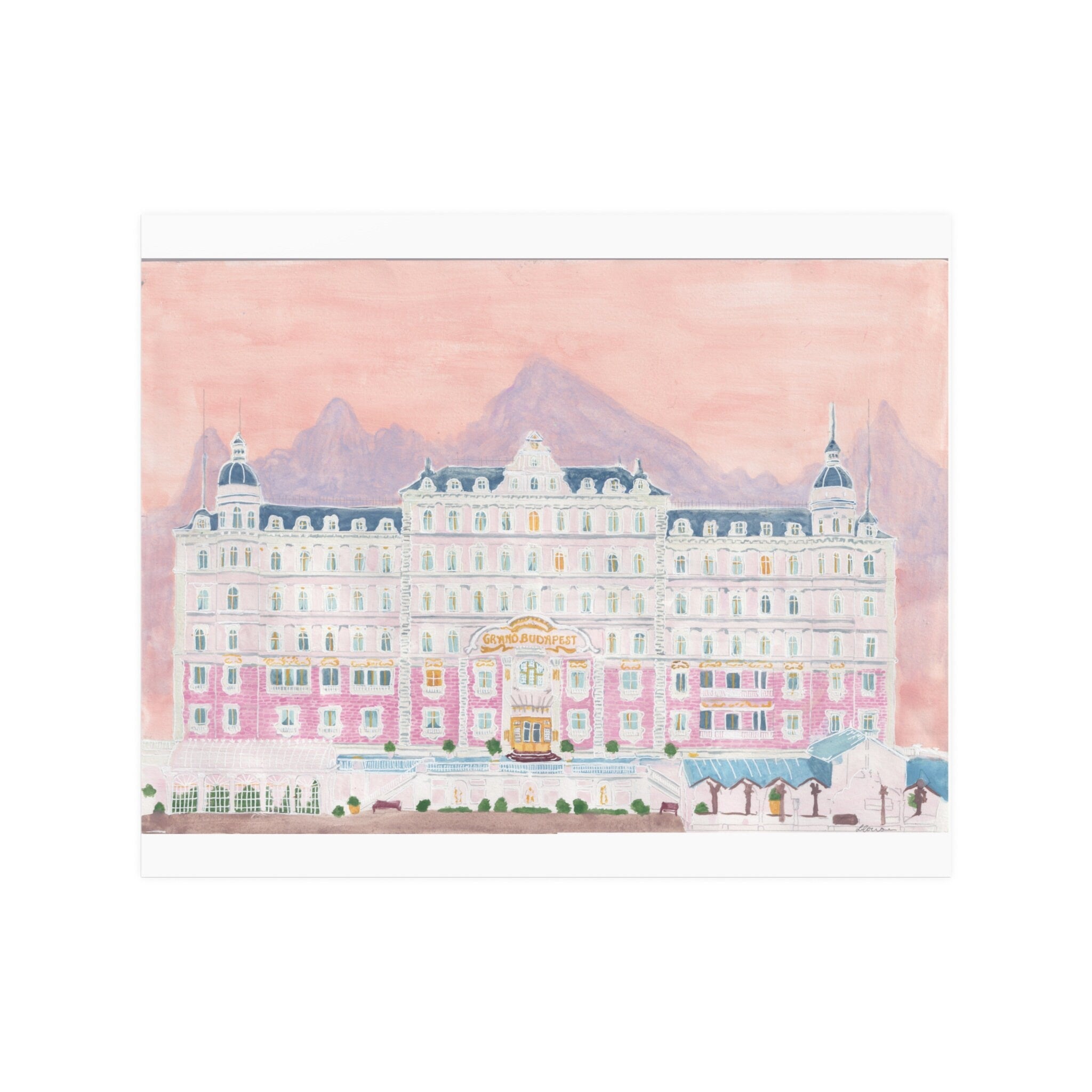 Grand Budapest Hotel print